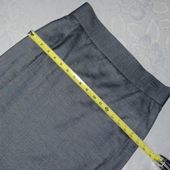 Antonio Melani Pencil Skirt Fully Lined with slit women's size 8 dark chambray - Picture 14 of 17